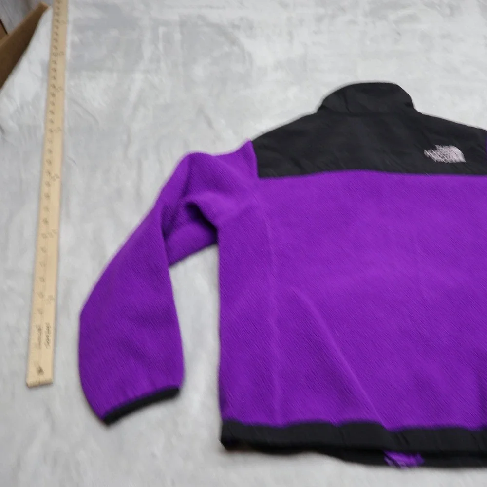 North Face Jacket Girls Small 7/8 Purple Polartec Denali Fleece Outdoor Hiking
